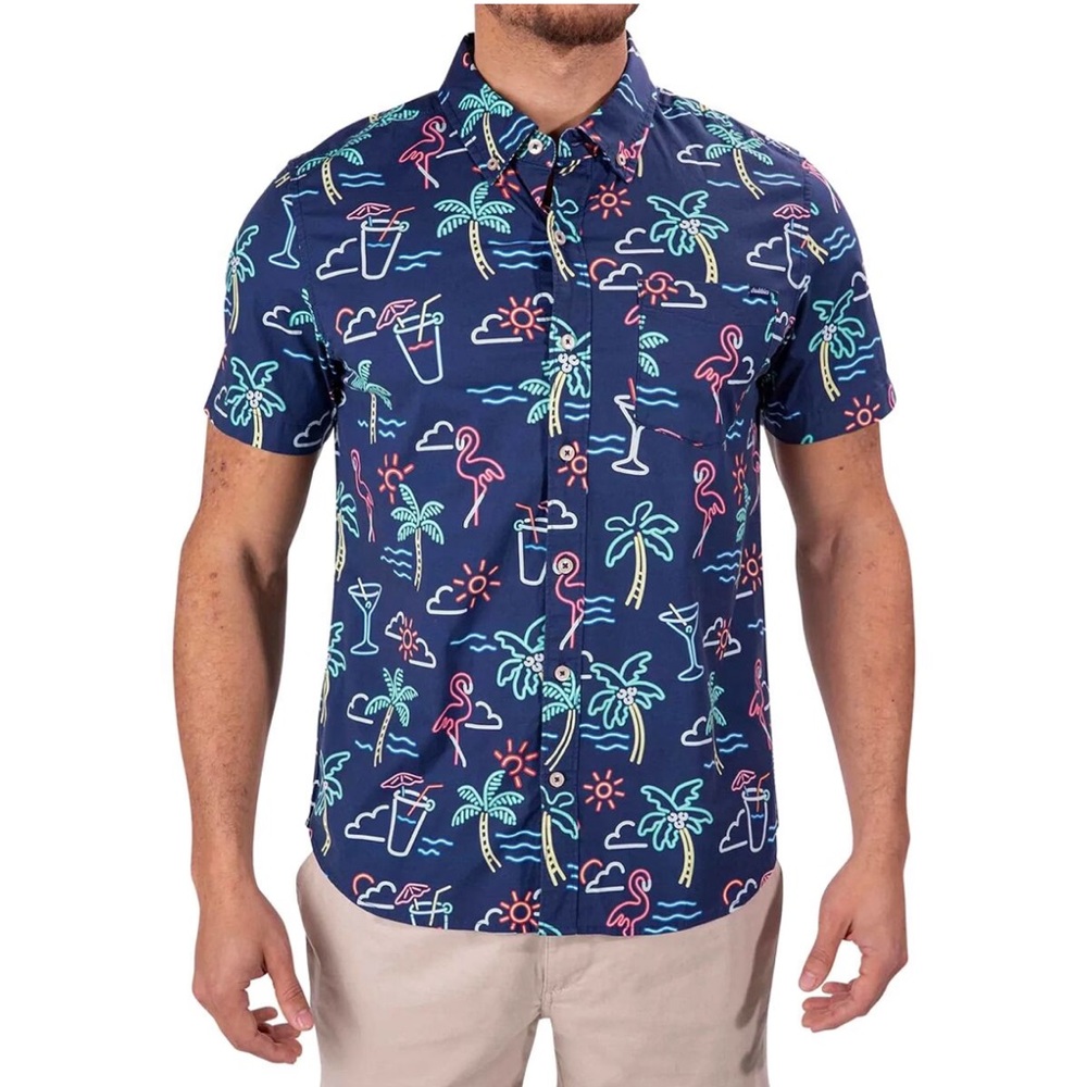 Chubbies The One Man Wolf Pack Friday Shirt Size XXL